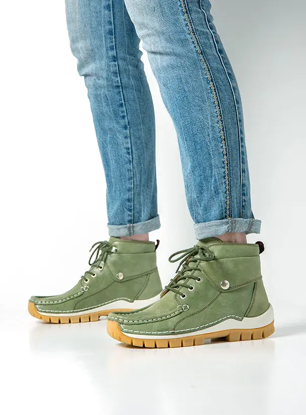 Jump Summer - Hoge veterschoenen dames