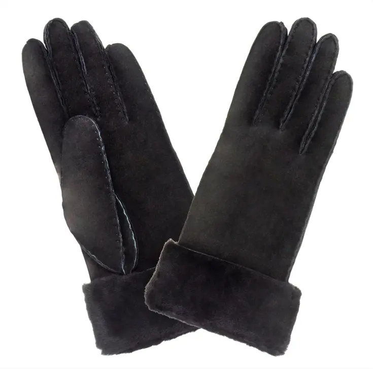 Merino - Dames handschoenen - Lamsleer/Wol