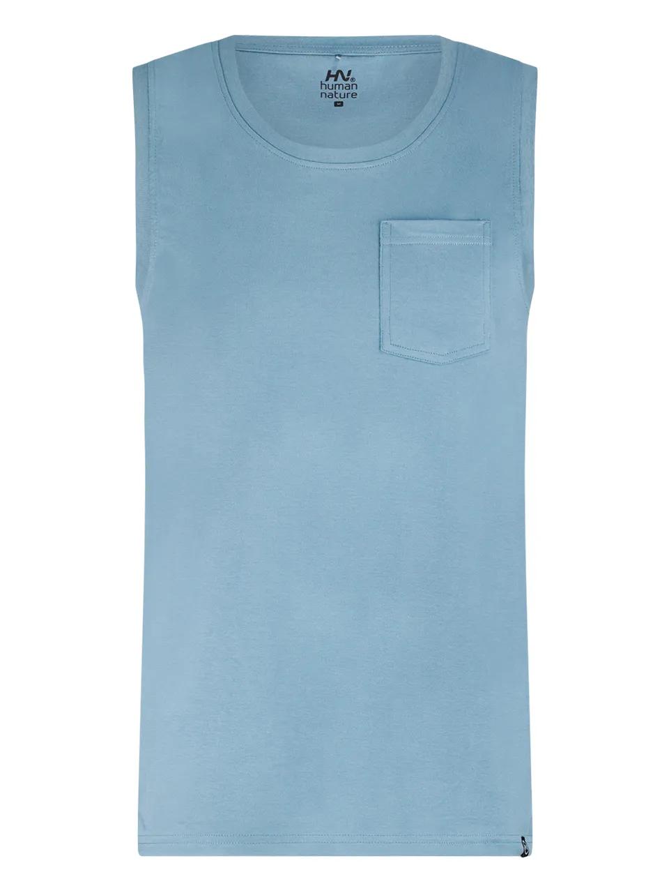 ANWB  Meindert  Singlet heren  Human Nature  Lichtblauw   3XL