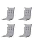 Manchester - Kussen hoge rug - Set van 4