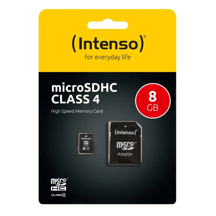 micro SDHC kaart - 8GB