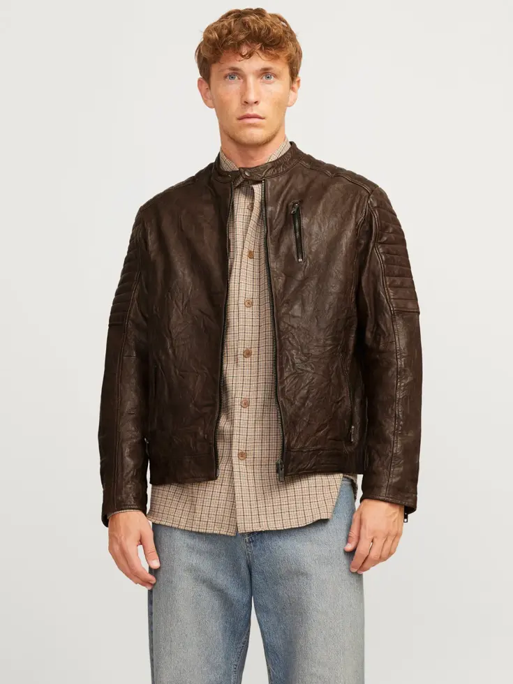 Heren Richard Leather Jacket