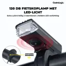 Fietsverlichting met Claxon & Afstandsbediening