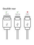 Lightning naar USB kabel 1,5 meter