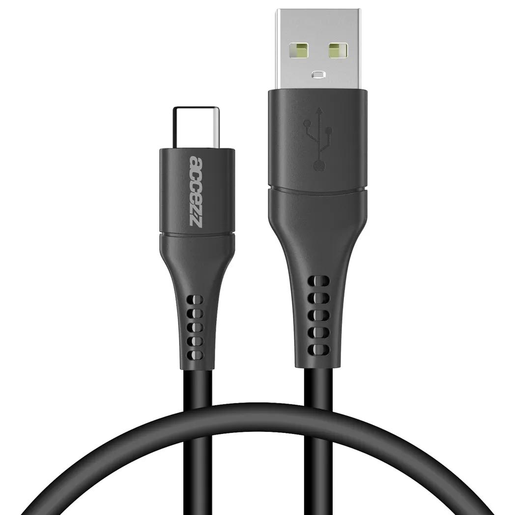 Accezz  USB-C naar USB kabel 0,2 meter  Zwart main product image