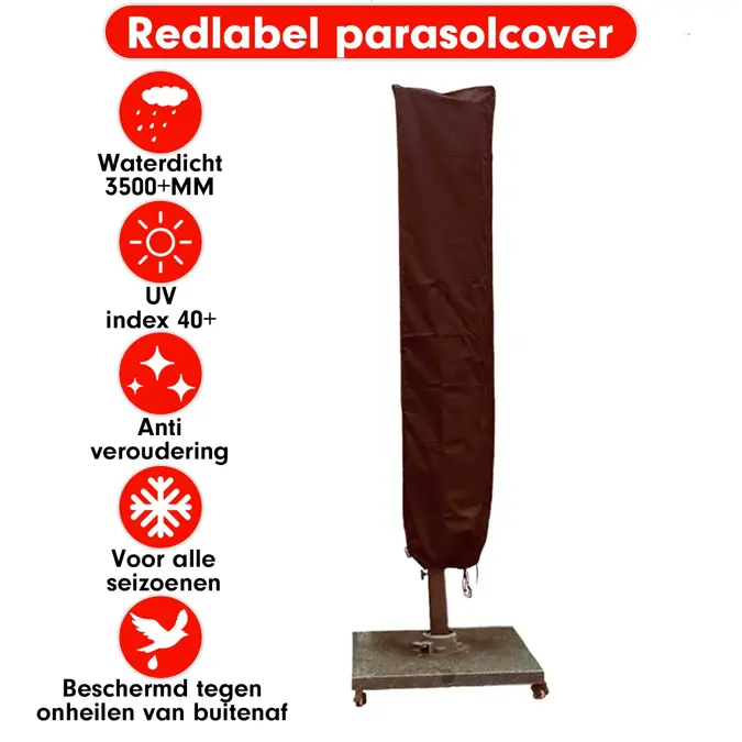 CUHOC Stokparasol hoes 175x28x50 cm - Redlabel
