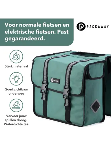 Packaway Dubbele Fietstassen 36L