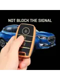 TPU Sleutelhoesje voor Kia goud A3