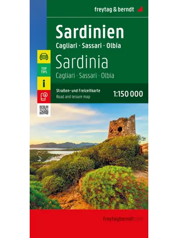 Wegenkaart Sardinië, Cagliari