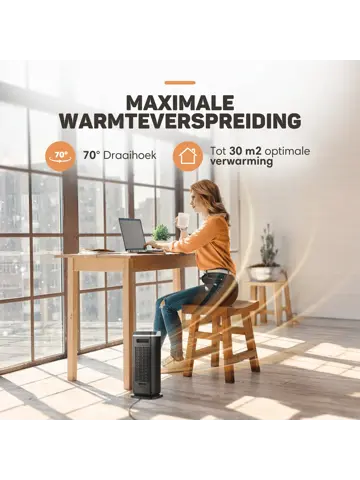 Elektrische Kachel Elite- 2000W - Ventilatorkachel