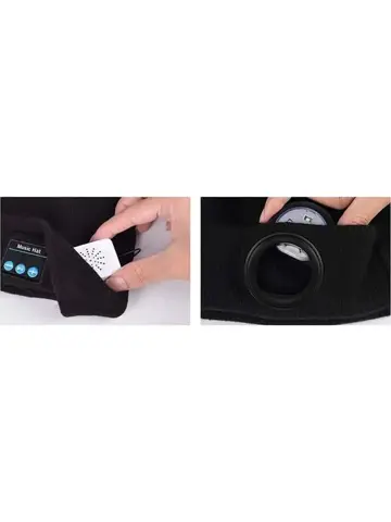 Fedec muts met LED en bluetooth