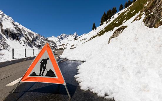 Zware sneeuwval (lawinegevaar) Zwitserland