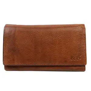 Sweety - XL portemonnee - Leer - Drukknoop