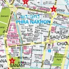 Stadsplattegrond City Map Bangkok 1:13.000