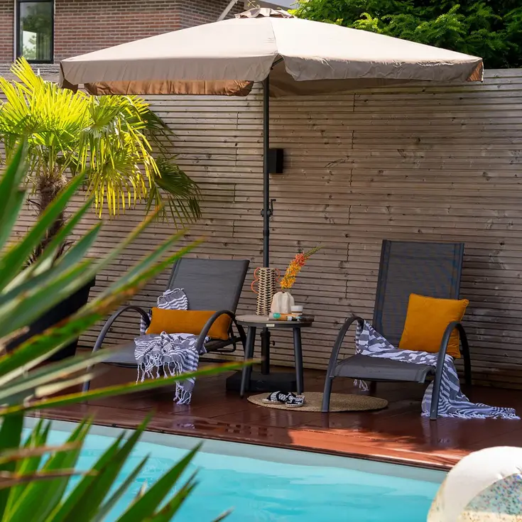 Santos grijs Ligbed Garden Impressions