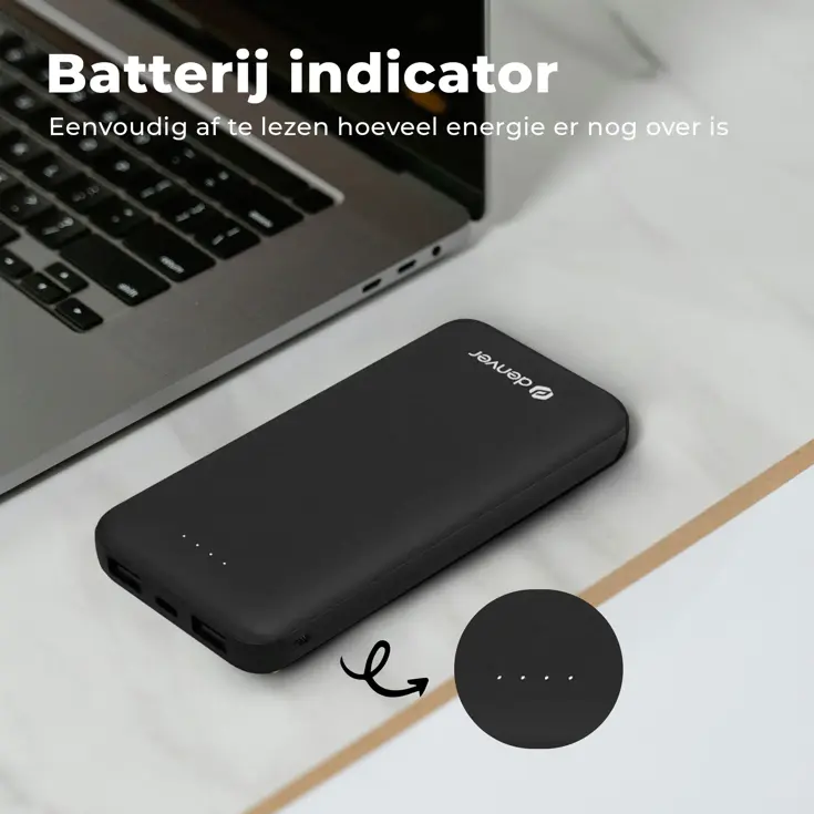 BS10010B Zwart Powerbank - 10.000 mAh