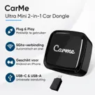 Ultra Mini 2-in-1 Car Dongle - Zwart