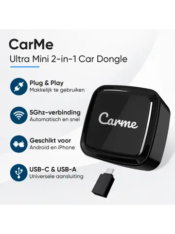 Ultra Mini 2-in-1 Dongle - CarPlay & Android Auto