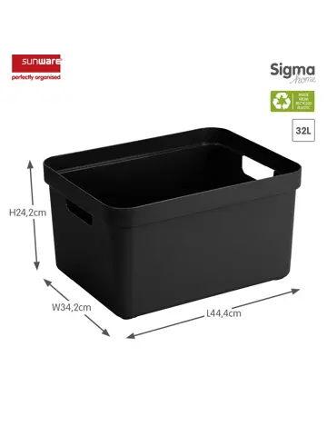 Sigma home - Opbergbox - 32L - 4-delig