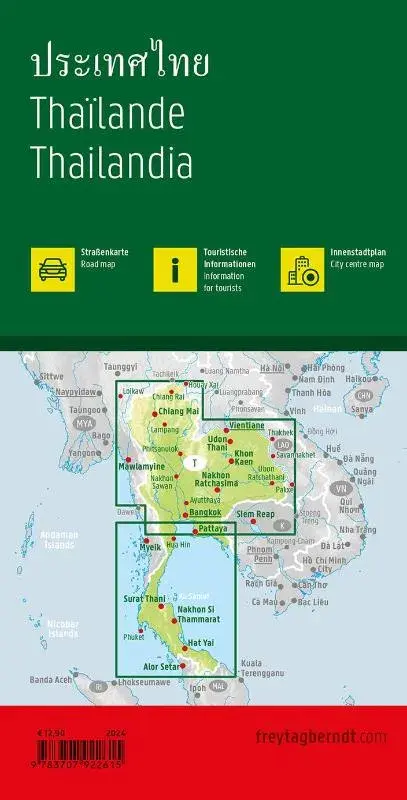 Wegenkaart F&B Thailand