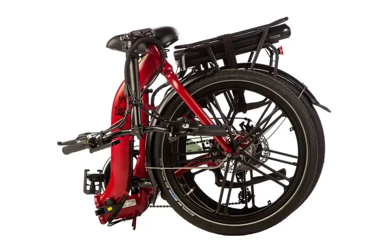 Lacros Ambling A400XL rood opvouwbare e-bike
