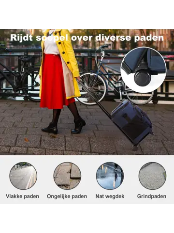 Boodschappentrolley met koelvak 32L