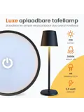Essence Tafellamp Oplaadbaar - 38cm - LED