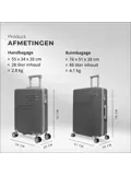 Kofferset 2-delig  55/76 cm - 114L
