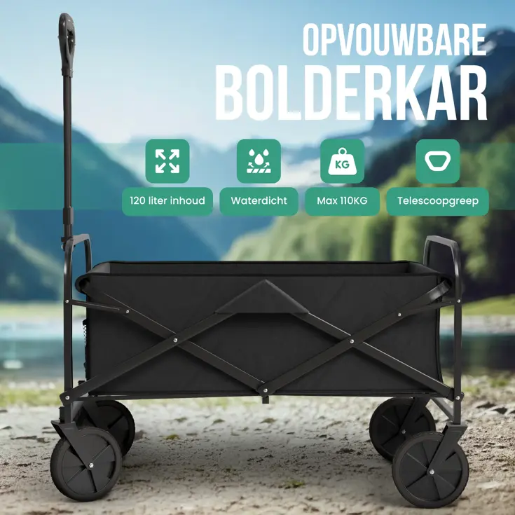 Avalo Bolderkar Opvouwbaar XL