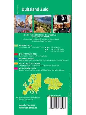 Michelin reisgids Duitsland zuid