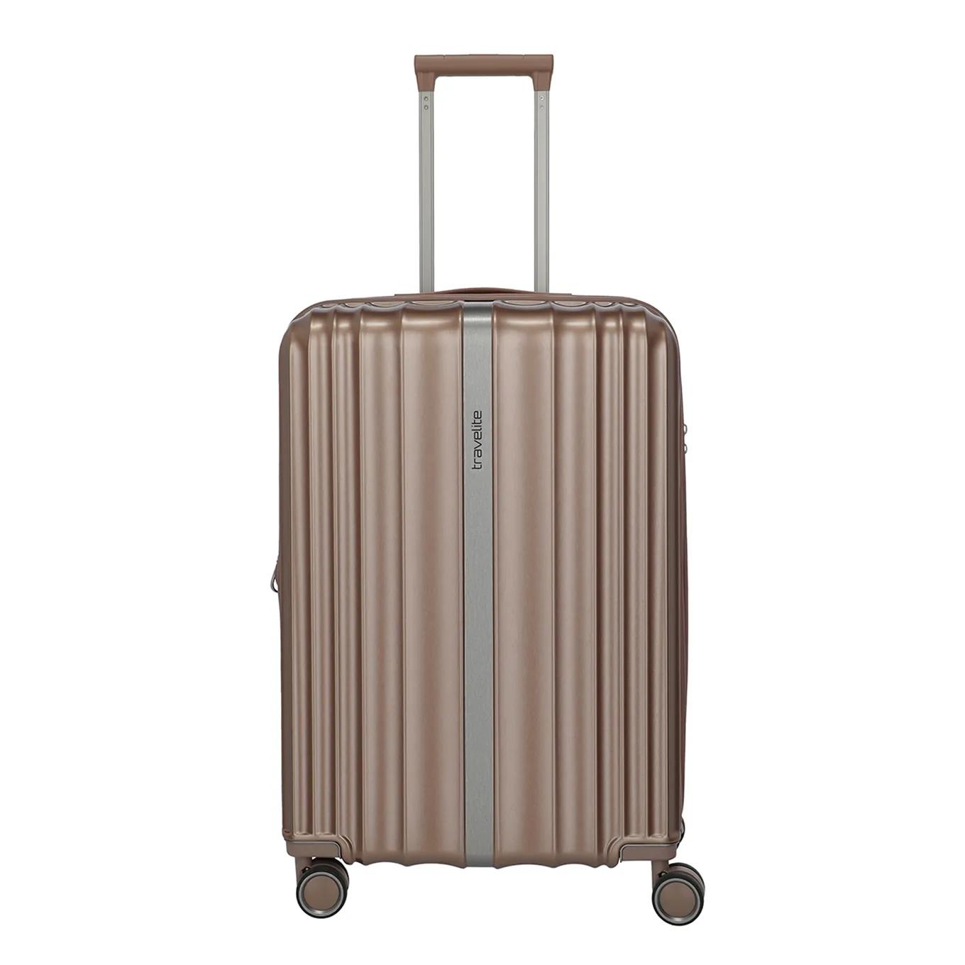 Travelite  Paros 4W Trolley M cappuccino Bruin  Bruin main product image