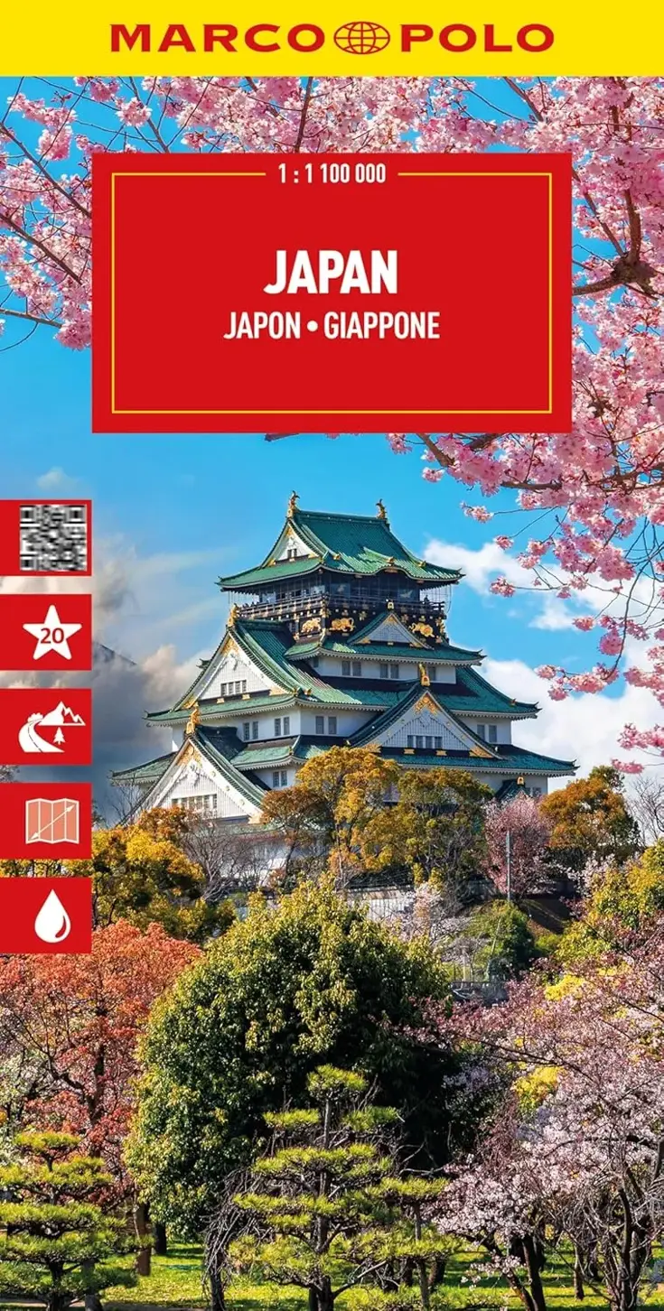 Wegenkaart Japan