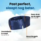 Zijden Slaapmasker - Donkerblauw - PurelyGoods