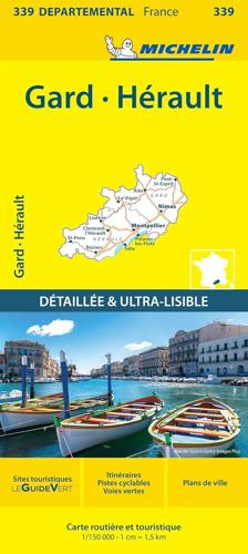 Wegenkaart Local 339 Gard - Herault