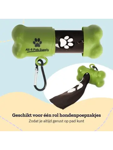 Hondenpoepzakjes houder