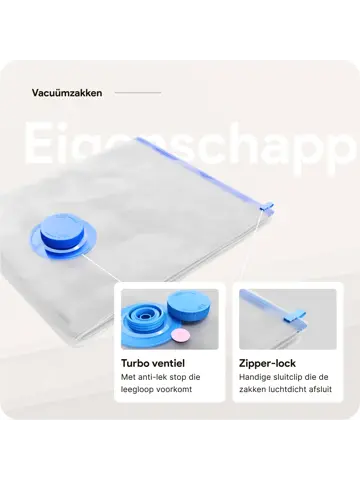 Vacuumzakken kleding & dekbedden – 14-delige set