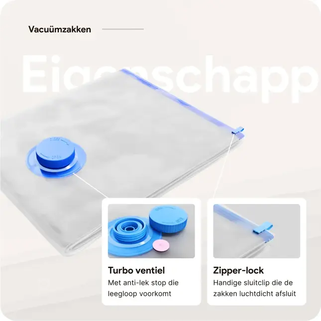 Vacuumzakken kleding & dekbedden – 14-delige set
