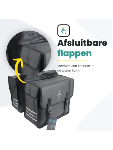 Voltano Dubbele Fietstas City - 35L