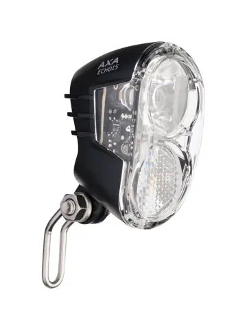 Axa Koplamp Echo 15 Led Naafdynamo Zwart