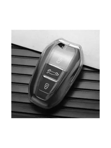 TPU Sleutelhoesje voor Citroën clear 157-clear