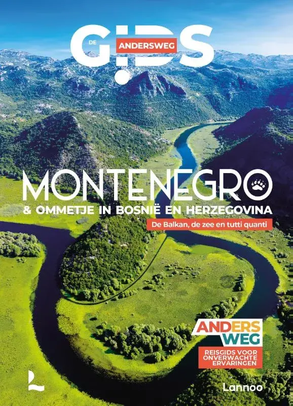Andersweg reisgids Montenegro,Bosnië en Herzegovina