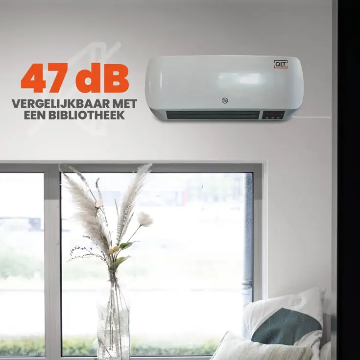 2-in-1 Keramische Wandkachel - Elektrisch
