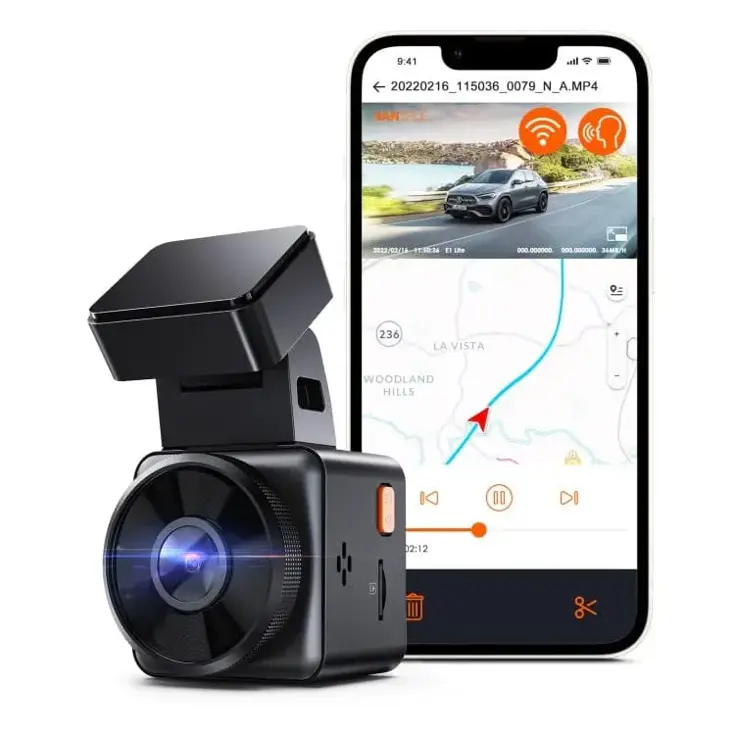 E1 Lite Full HD Wifi GPS dashcam