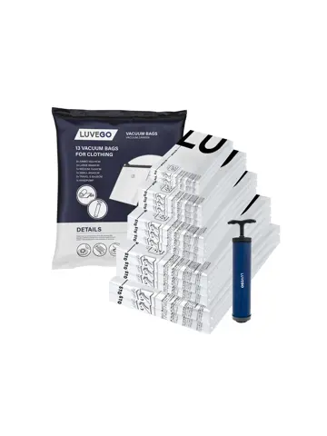 Vacuumzakken - 13 Delig - met Handpomp