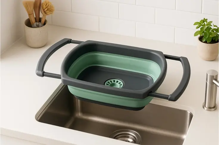 Opvouwbare Afwasteil 8L Met Stop -