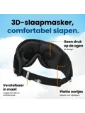 Bluetooth Slaapmasker met Speakers - Zwart