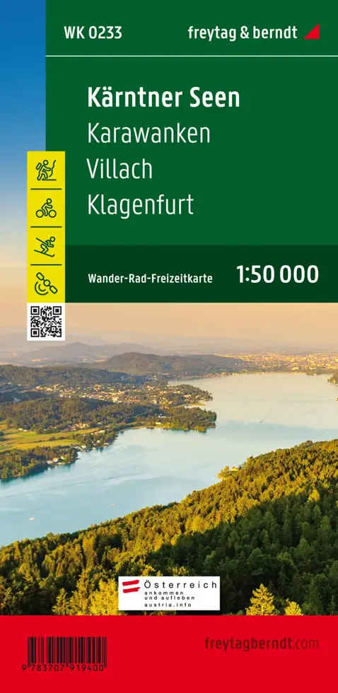 Wandelkaart WK233 Kärntner Seen