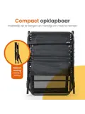 Opvouwbaar Ligbed - 5 Standen - Zwart 2x