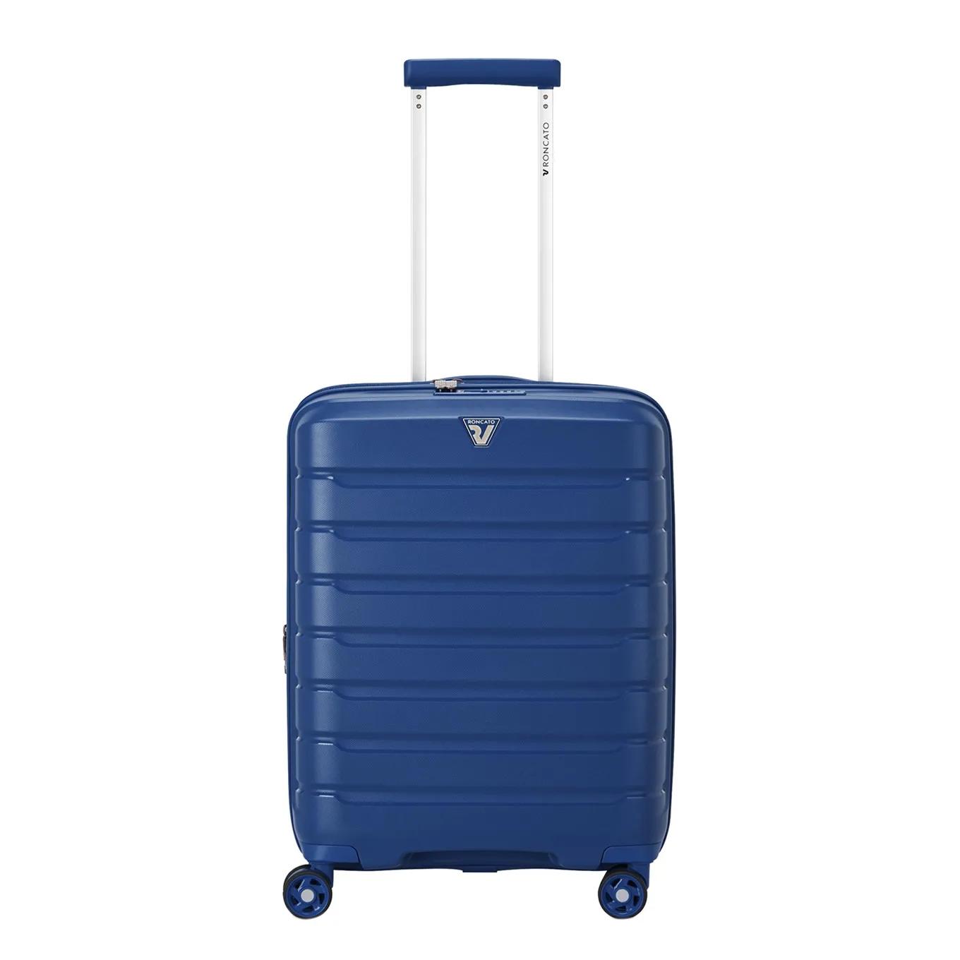 Roncato  B-Flying expandable trolley 55 Blauw  Blauw main product image