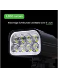 ALPHA 2000 lumen Fietslamp & Powerbank